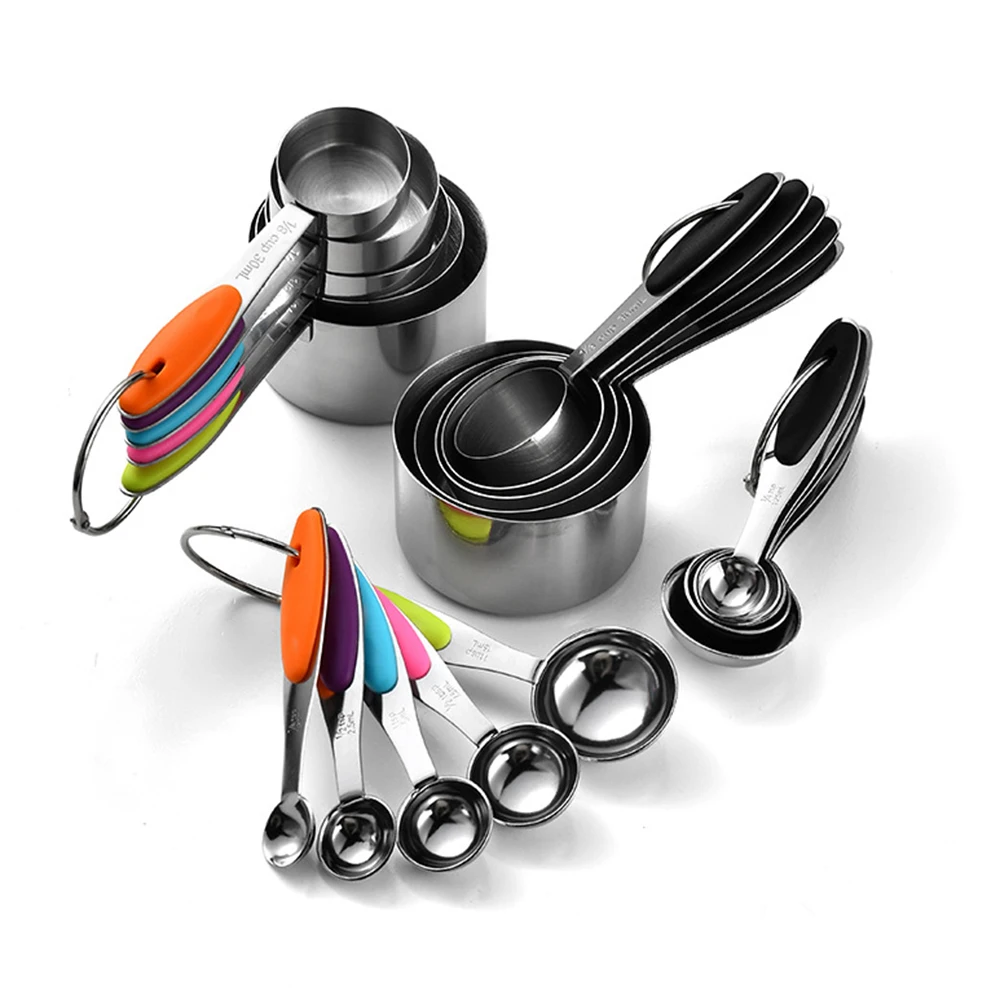Kitchen Gadgets Sale - 5/10Pcs Stainless Steel Measuring Cups And
