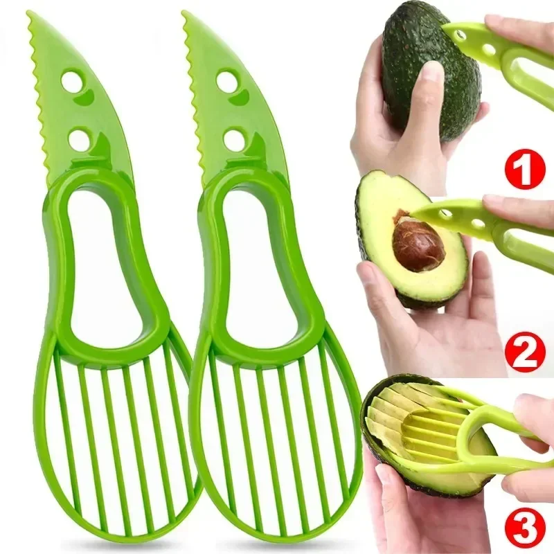 Avocado Slicer Tool - Multifunctional Avocado Cutter Corer Butter Fruit
