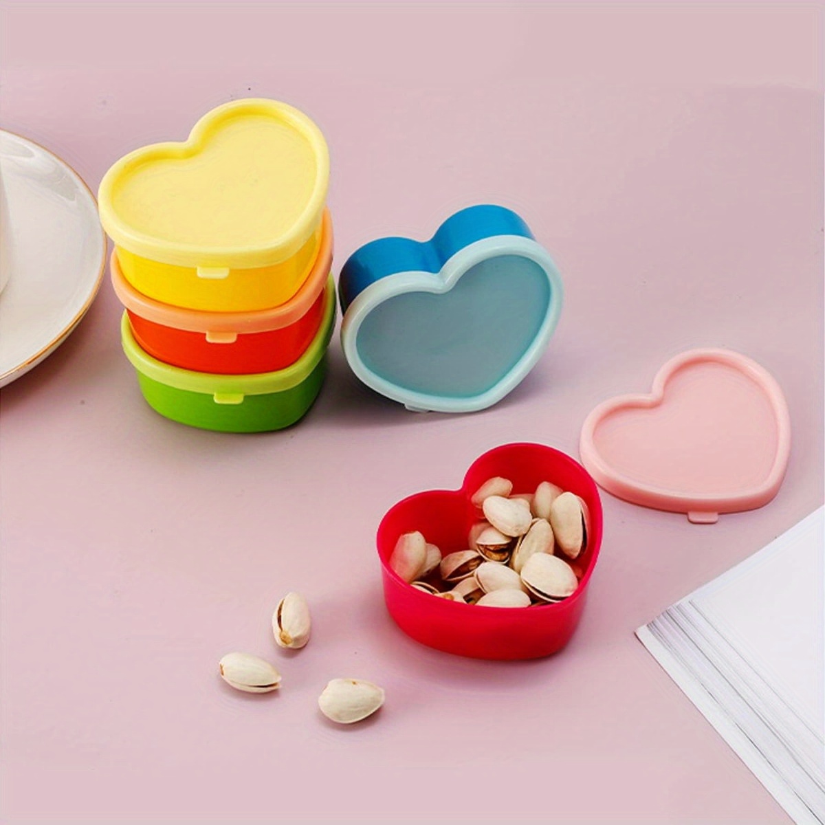 Kitchen Gadgets Organizer - 5PCS Mini Lunch Box Condiment Storage