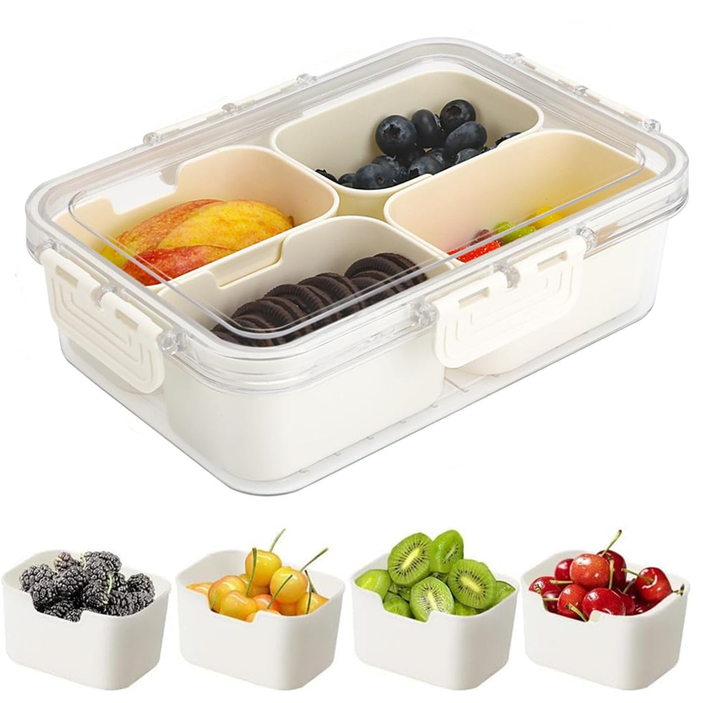 Kitchen Gadgets Organizer - Portable Food Storage Box, Snack Storage