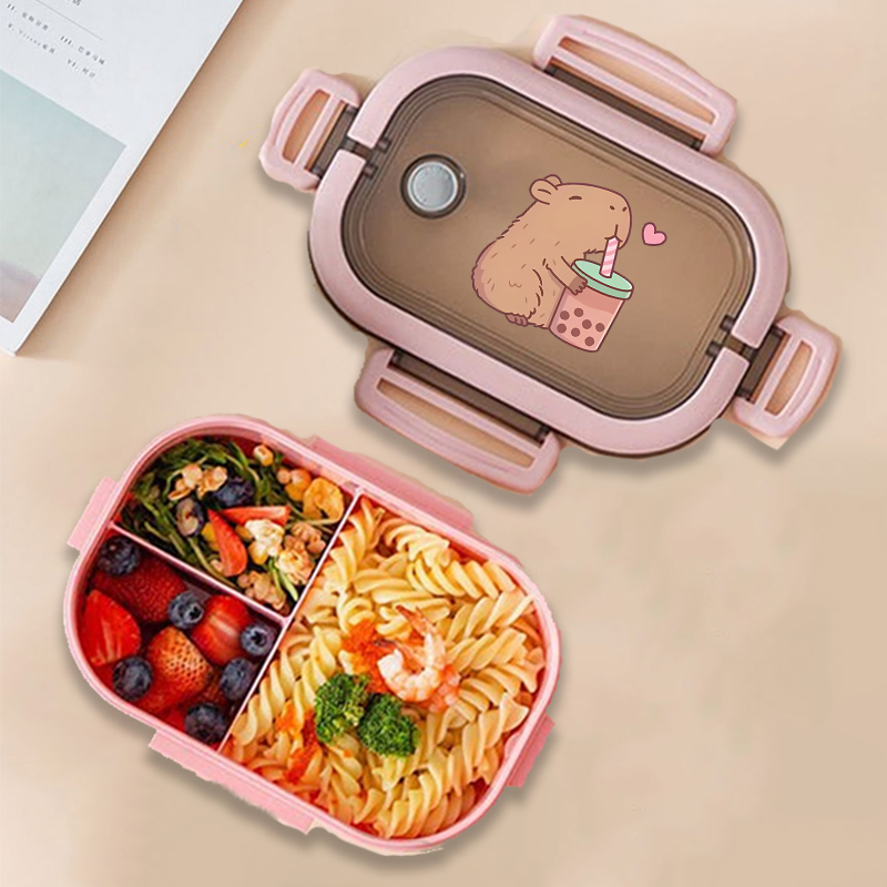 Food Storage Containers - Capybara Bento Lunch Box Anime Animals