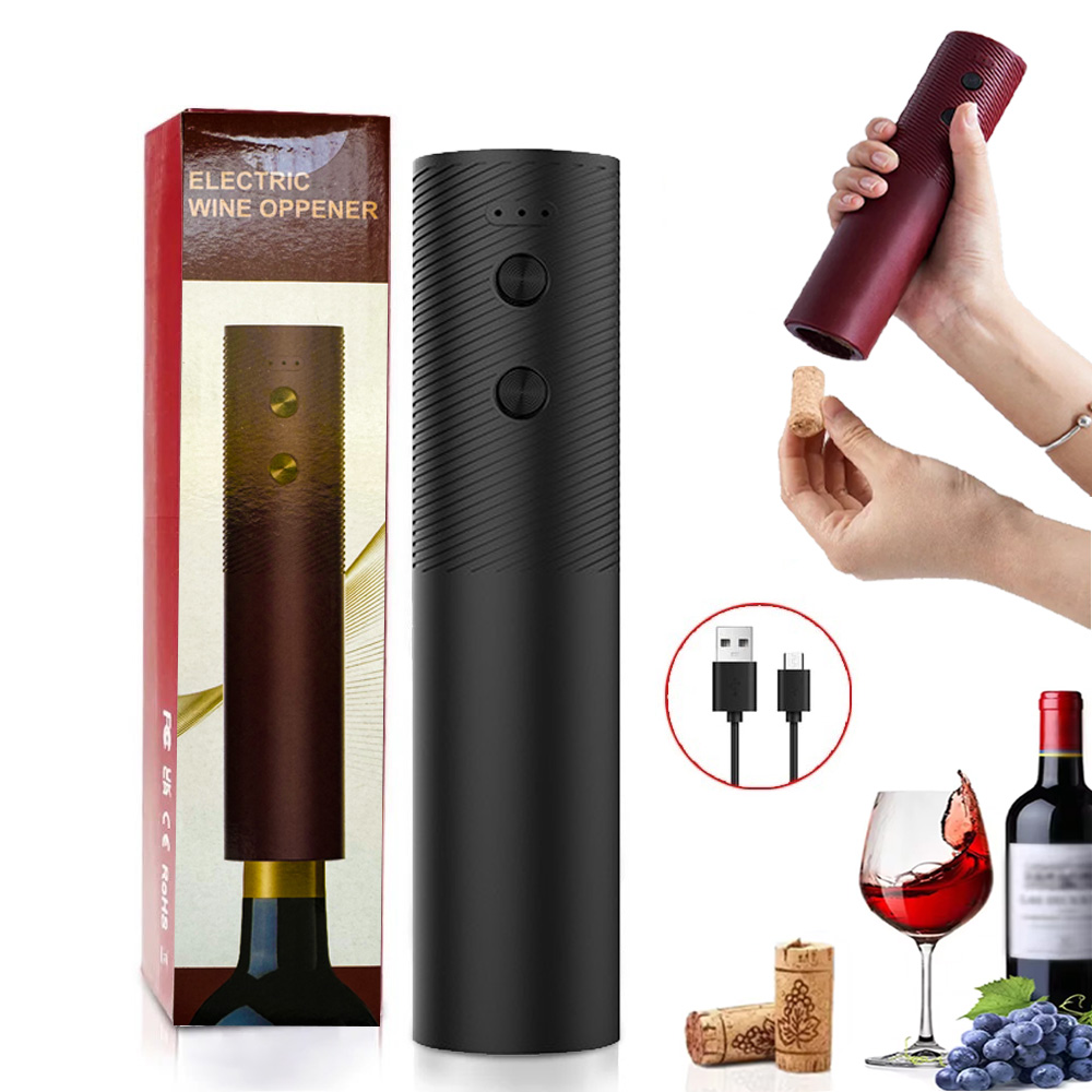 Kitchen Gadgets Smart - Electric Wine Bottle Opener Automatic Red