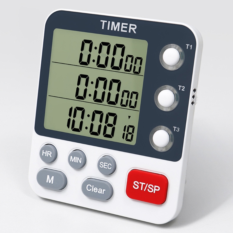 Kitchen Gadgets Smart - Digital Dual Kitchen Timer 3 Channels