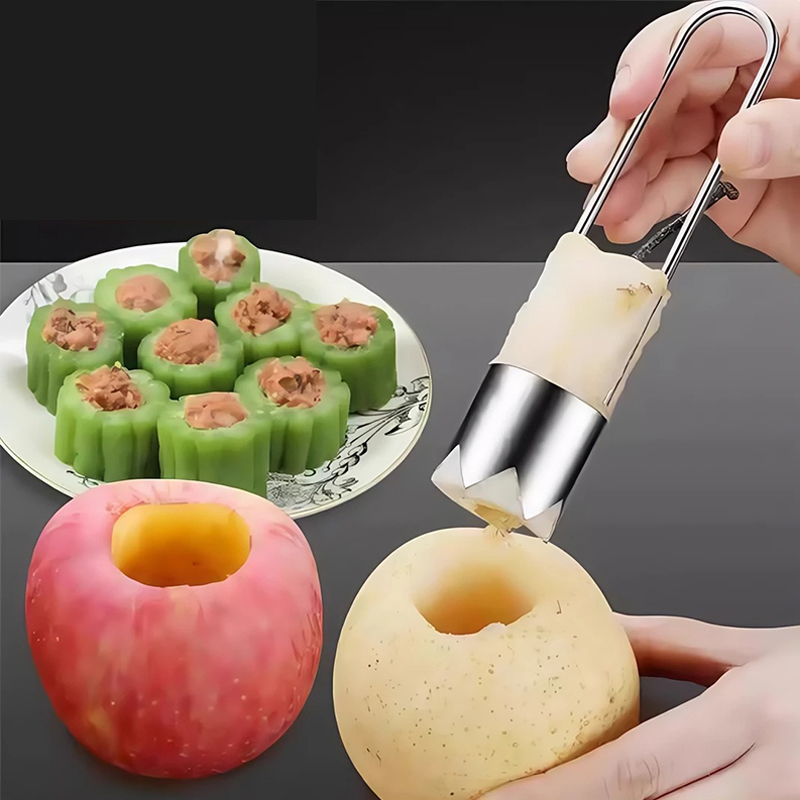 Stainless Steel Fruit Core Rem - Vegetable Kitchen Gadgets 评论和价格
