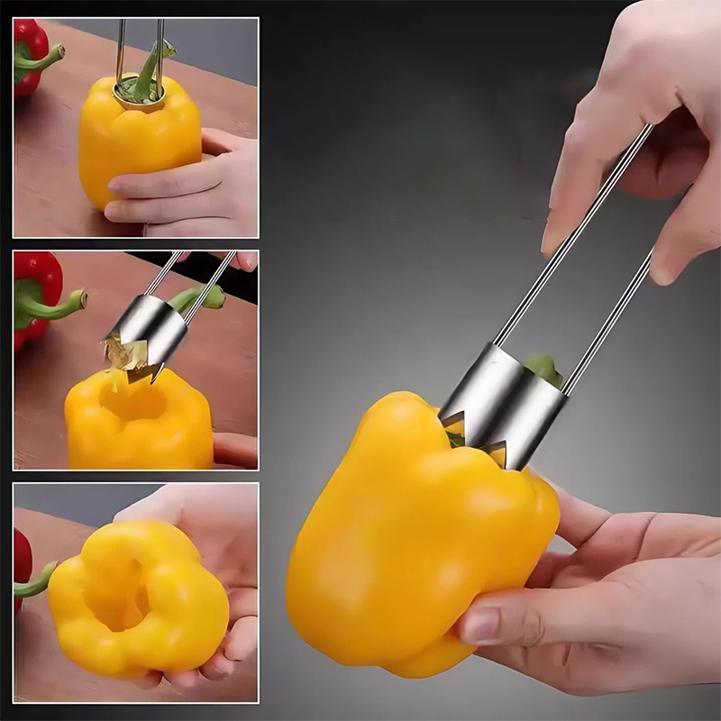 Stainless Steel Fruit Core Rem - Vegetable Kitchen Gadgets 评论和价格