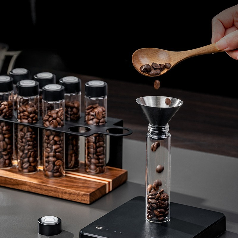 JUSTINLAU Glass Coffee Bean St - Kitchen Gadgets Organizer 评论和价格
