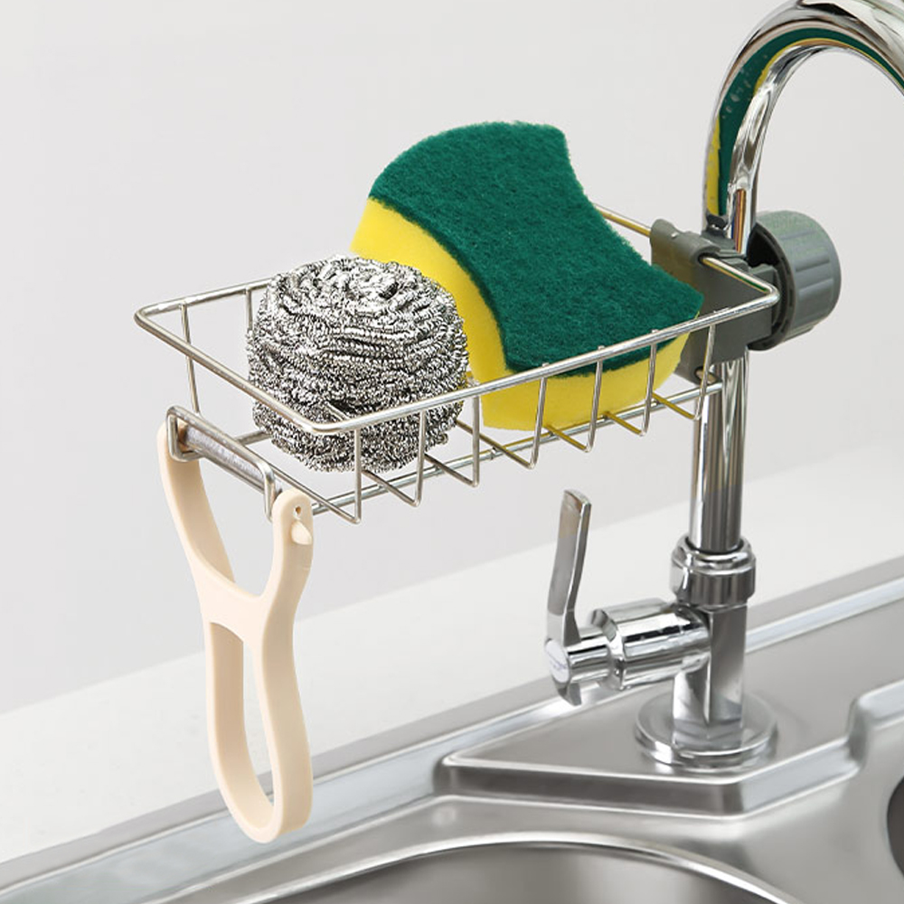 Kitchen Sink Drain Rack Sponge - Kitchen Gadgets Storage Ideas 评论和价格