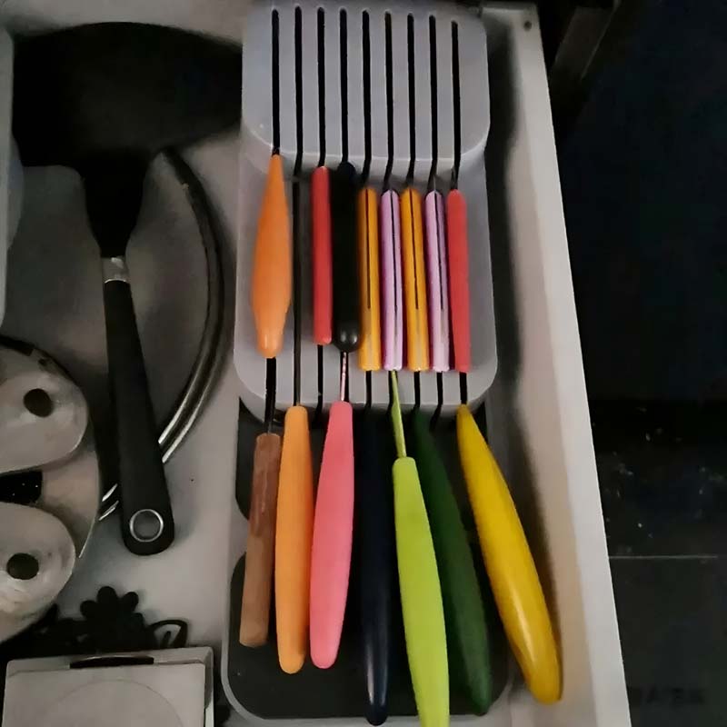 Practical Drawer Knife Storage - Kitchen Gadgets Storage Ideas 评论和价格