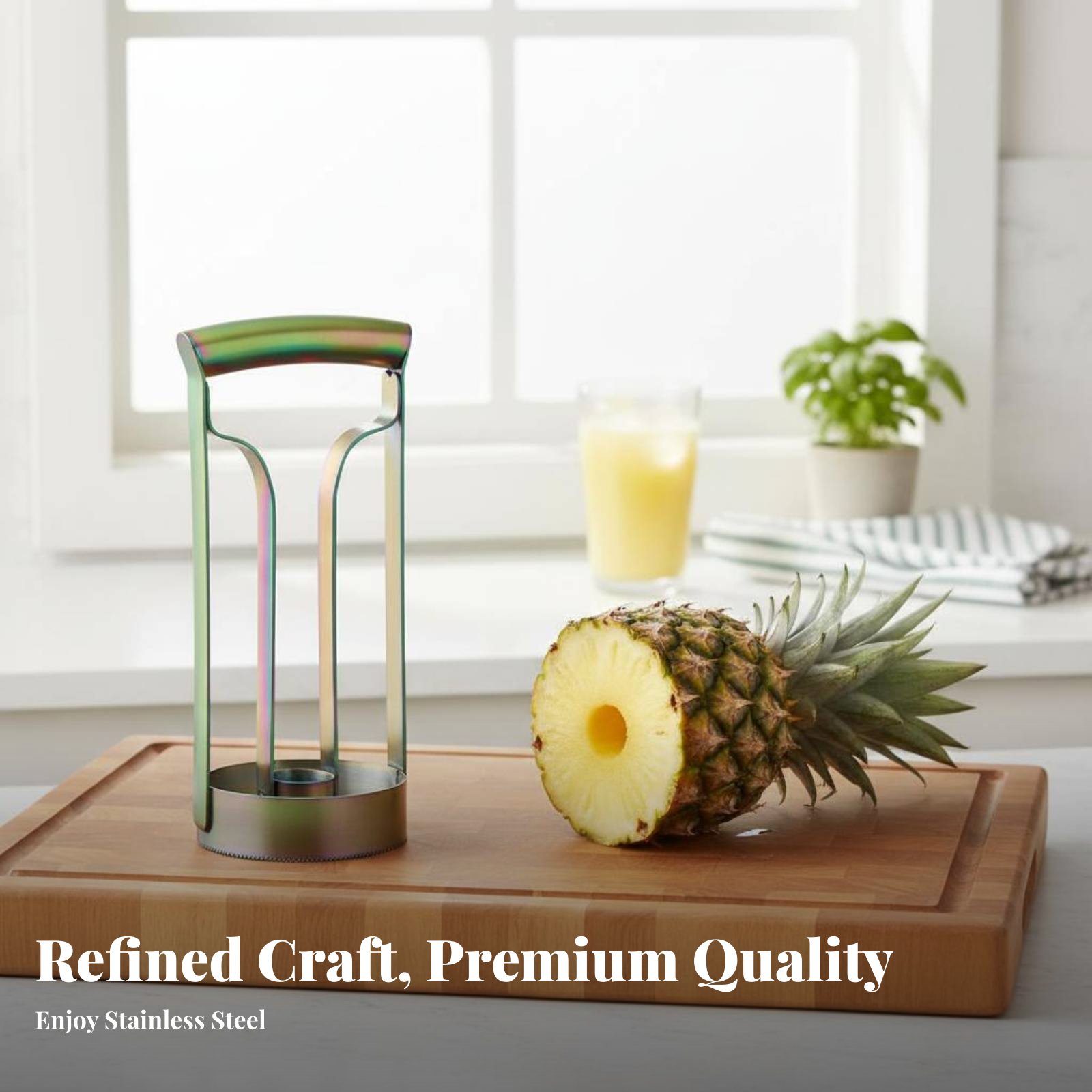 Stainless Steel Pineapple Cutt - Vegetable Kitchen Gadgets 评论和价格
