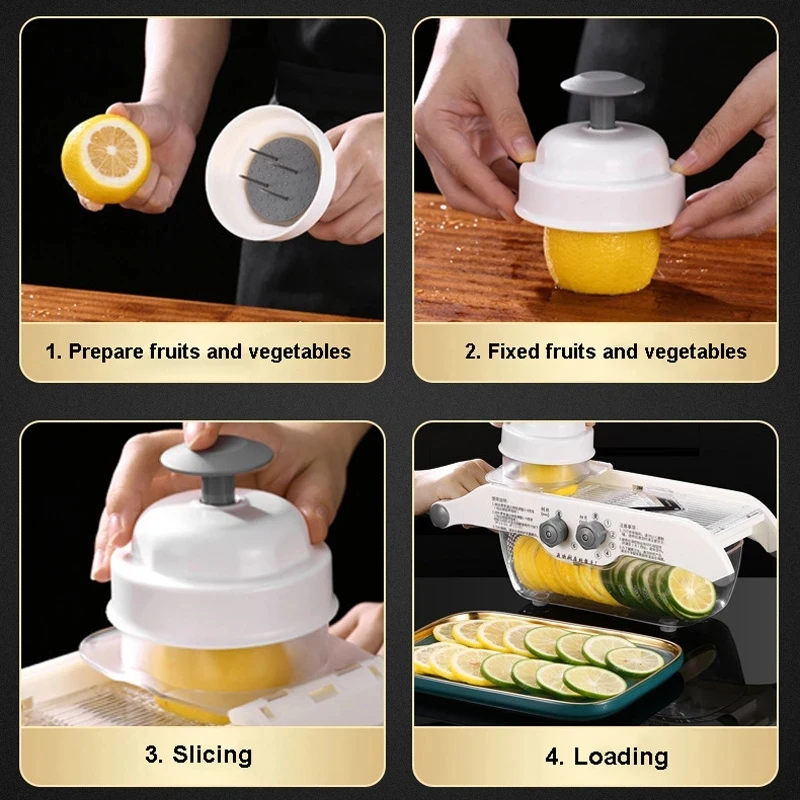 Multifunctional Lemon Slicer V - Mandoline Slicer 评论和价格