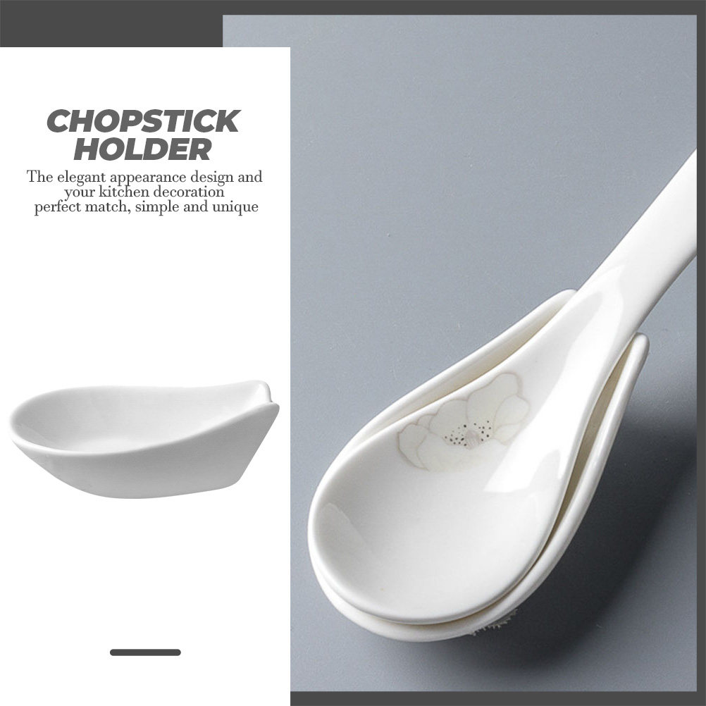 4Pcs Ceramic Spoon Rest for Ho - Kitchen Gadgets To Have 评论和价格