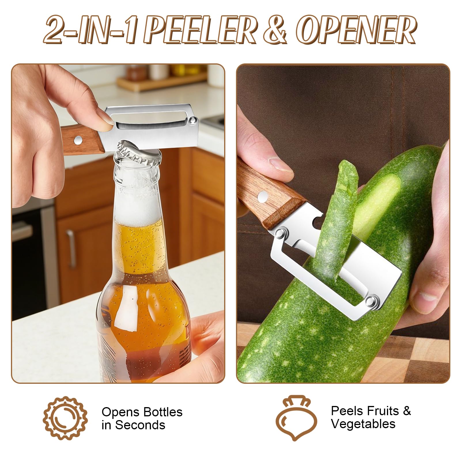 3-in-1 Vegetable Peeler with W - Vegetable Kitchen Gadgets 评论和价格