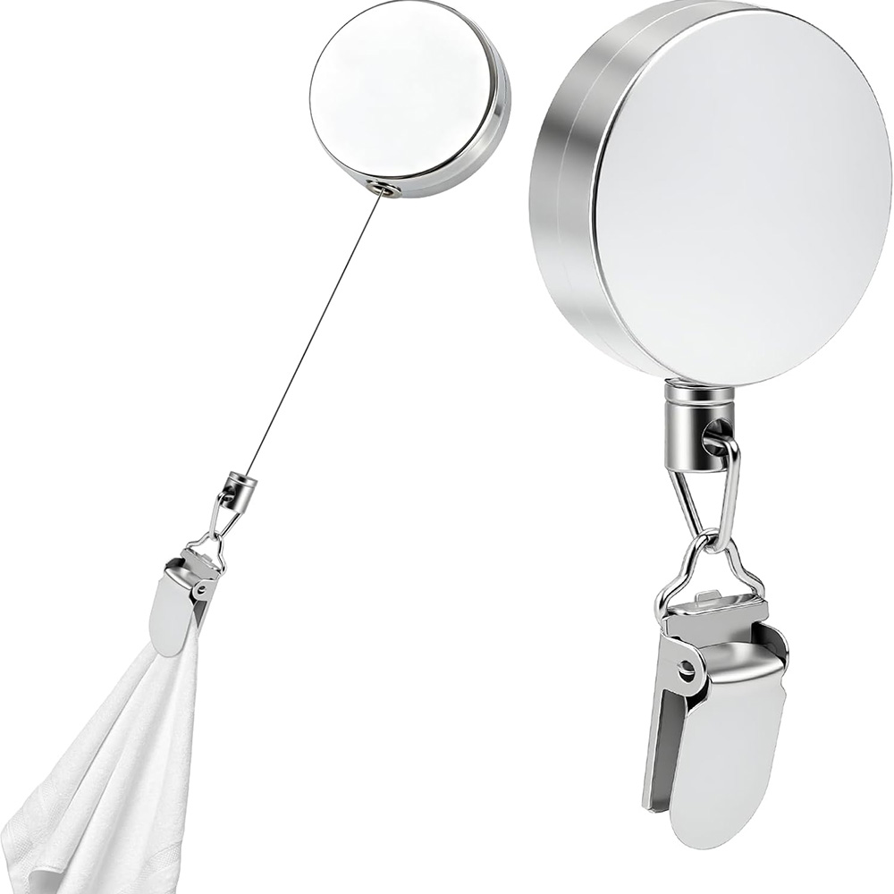 Retractable Towel Clip Holder  - Kitchen Gadgets Organizer 评论和价格