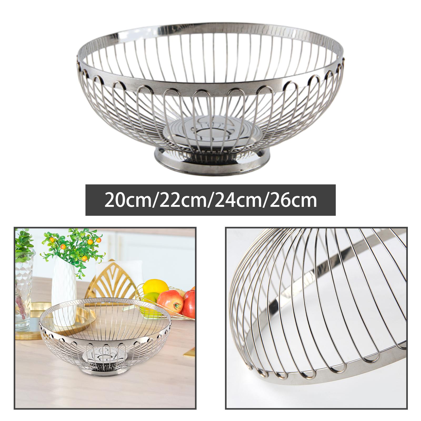 Stainless Steel Fruit Basket C - Kitchen Gadgets Modern 评论和价格