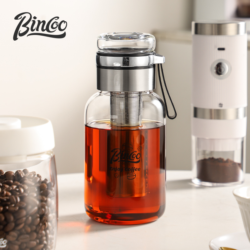Bincoo Transparent Coffee Cup  - Stainless Steel Strainer 评论和价格