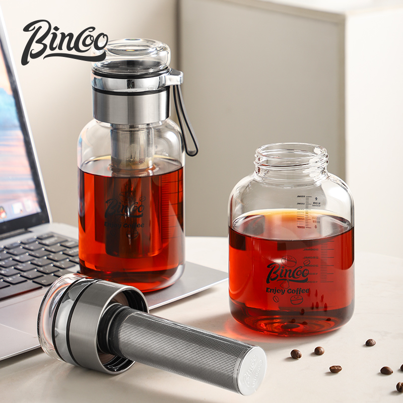 Bincoo Transparent Coffee Cup  - Stainless Steel Strainer 评论和价格