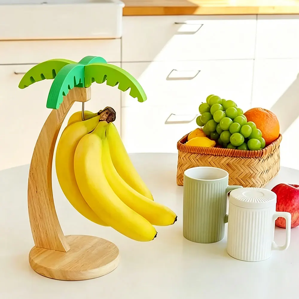 Wooden Banana Holder Stand Kee - Kitchen Gadgets Modern 评论和价格