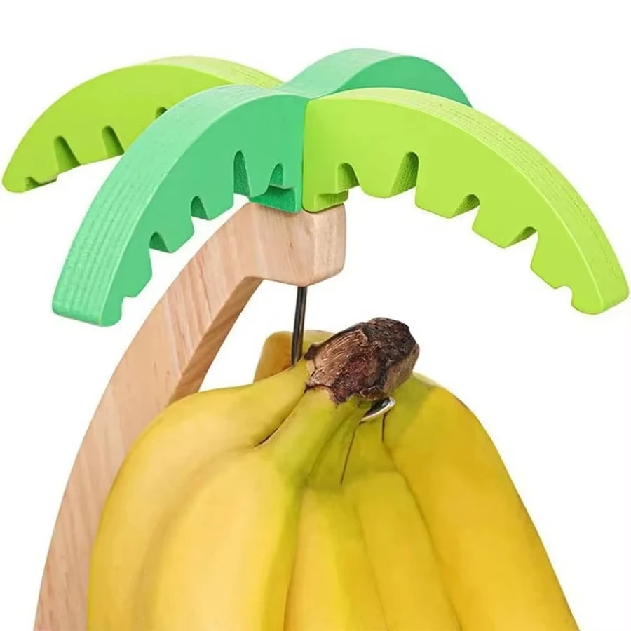 Wooden Banana Holder Stand Kee - Kitchen Gadgets Modern 评论和价格