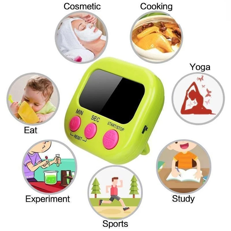 Mini Digital Kitchen Timer Big - Kitchen Gadgets Smart 评论和价格