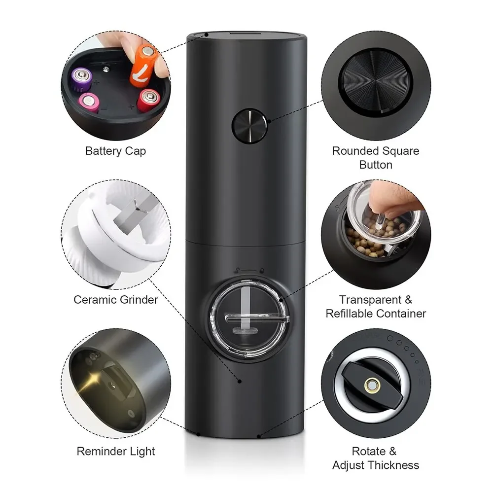 Electric Salt And Pepper Grind - Kitchen Gadgets Smart 评论和价格