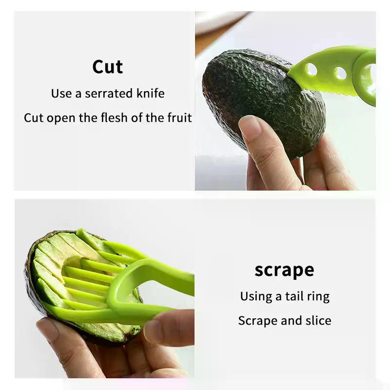3-in-1 Avocado Slicer Shea Cor - Avocado Slicer Tool 评论和价格