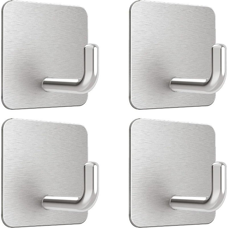 4Pcs No Drill Self Adhesive St - Kitchen Gadgets Storage Ideas 评论和价格