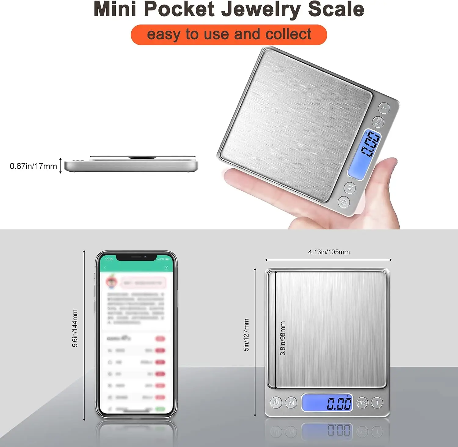 LCD Digital Jewelry Scale 3kg  - Kitchen Gadgets Smart 评论和价格