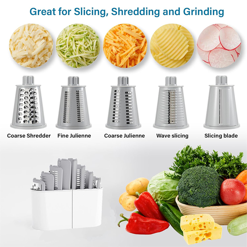LMETJMA 5 in 1 Rotary Cheese G - Mandoline Slicer 评论和价格