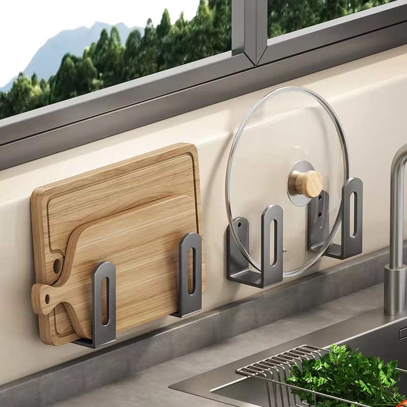 2pcs/set Pot Lid Rack Pot Cove - Kitchen Gadgets Storage Ideas 评论和价格