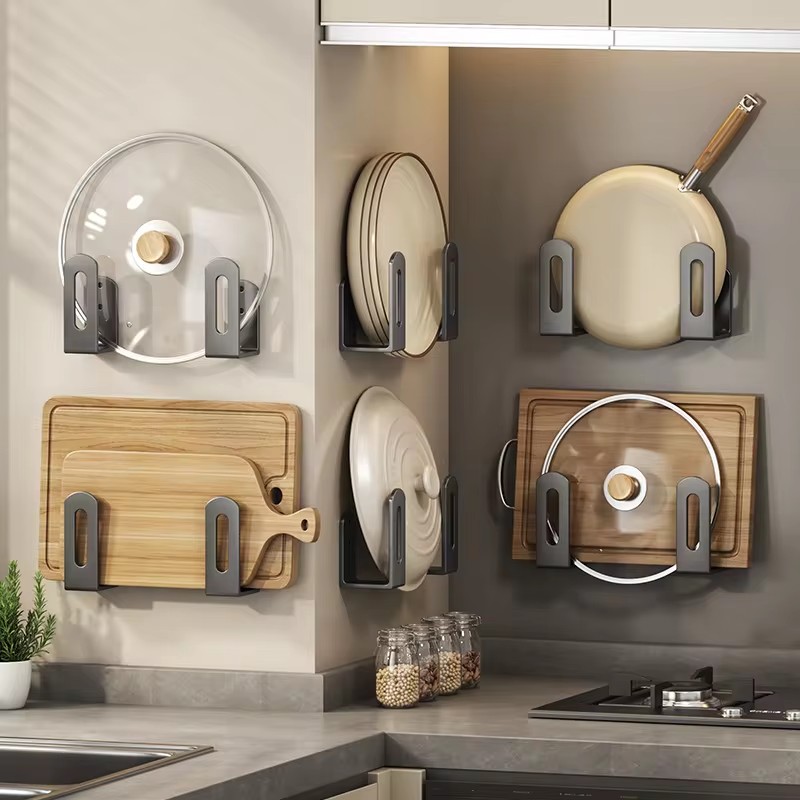 2pcs/set Pot Lid Rack Pot Cove - Kitchen Gadgets Storage Ideas 评论和价格