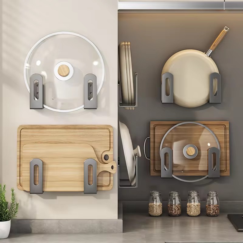 2pcs/set Pot Lid Rack Pot Cove - Kitchen Gadgets Storage Ideas 评论和价格