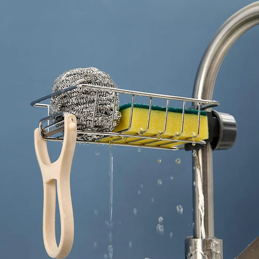 Kitchen Sink Drain Rack Sponge - Kitchen Gadgets Storage Ideas 评论和价格