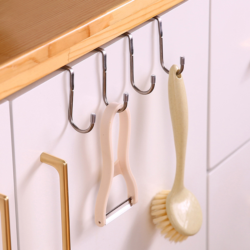 5PC 304 Stainless Steel Hook F - Kitchen Gadgets Organizer 评论和价格