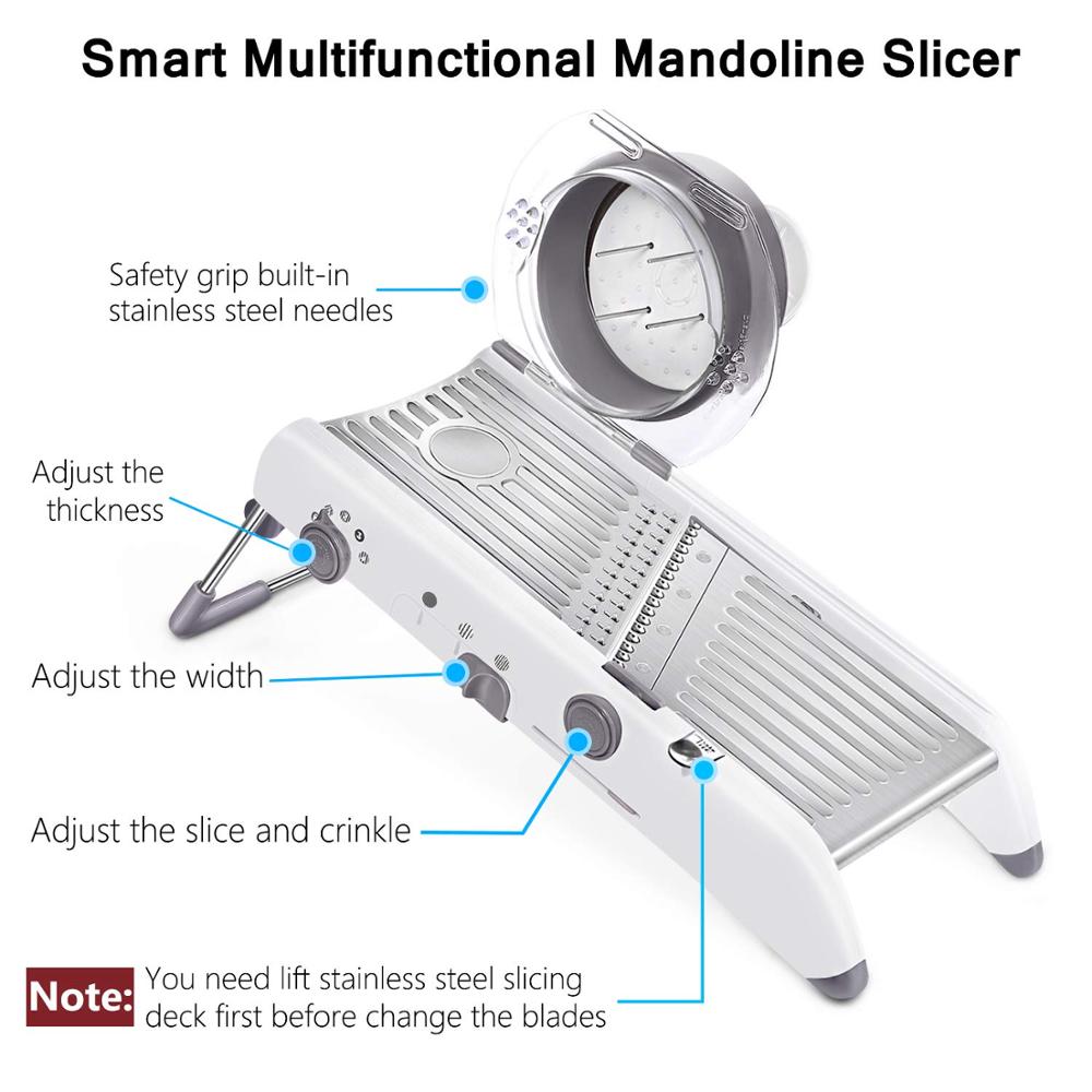 LMETJMA 18 Types Adjustable Ma - Mandoline Slicer 评论和价格