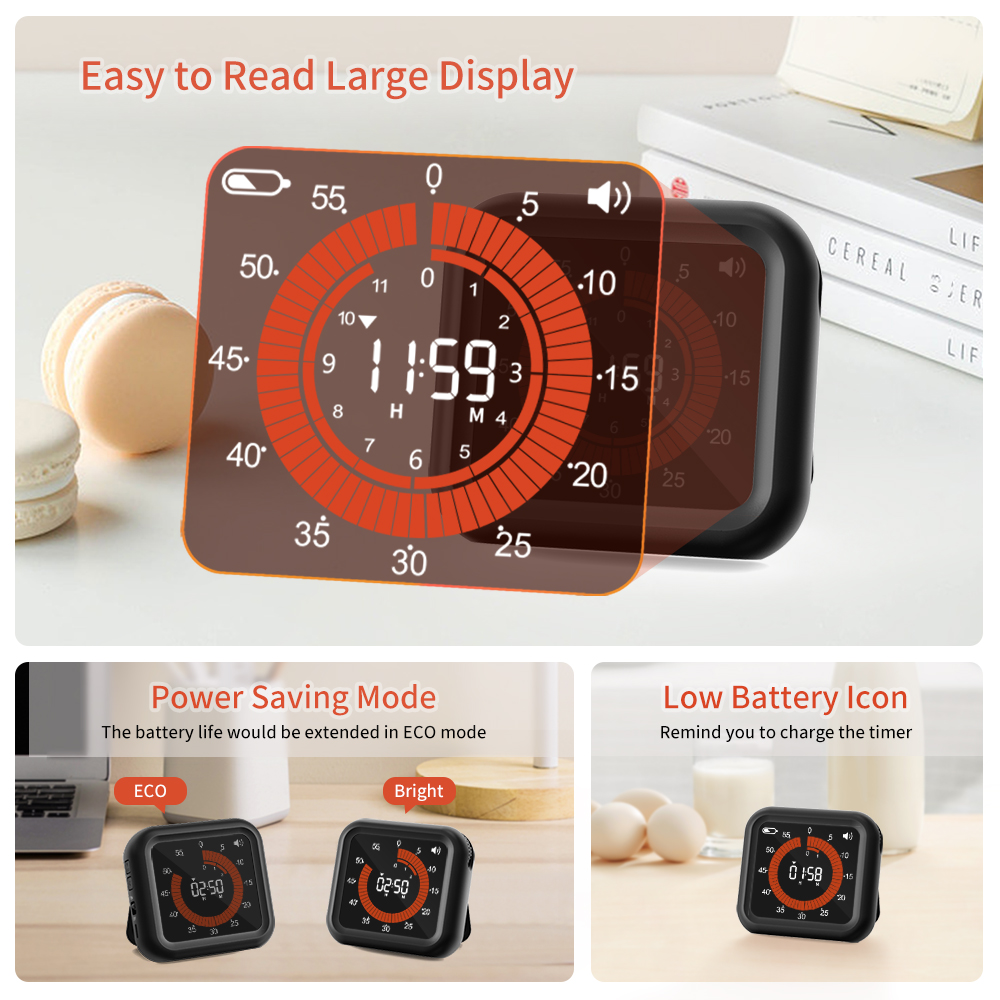 Fashion Visual Timer Rechargea - Kitchen Gadgets Smart 评论和价格