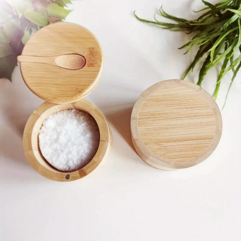 Bamboo Salt And Pepper Seasoni - Kitchen Gadgets Organizer 评论和价格