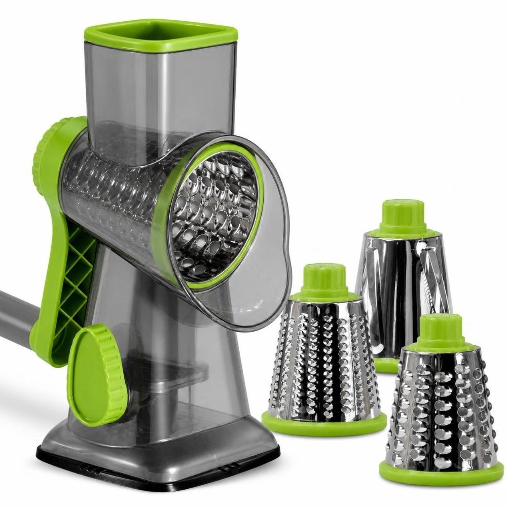 Versatile 3 in 1 Rotary Cheese - Mandoline Slicer 评论和价格