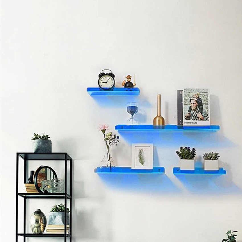 Colorful Acrylic Floating Shel - Kitchen Gadgets Hacks 评论和价格