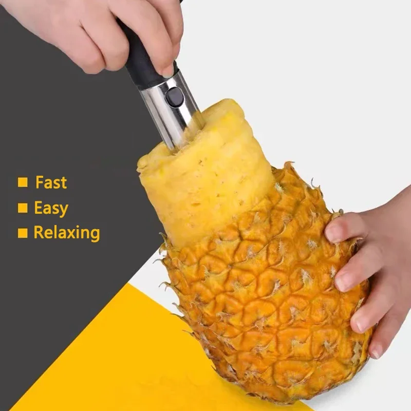 Pineapple Slicer Peeler Cutter - Kitchen Gadgets Hacks 评论和价格