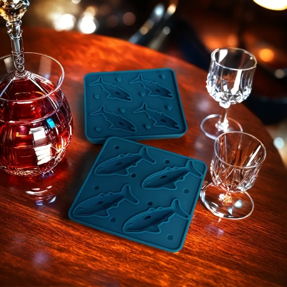 Shark Silicone Ice Cube Tray 4 - Kitchen Gadgets To Have 评论和价格