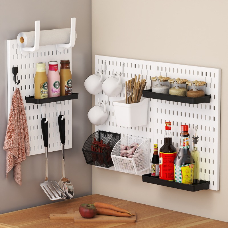Non Drill Wall Mounted Storage - Kitchen Gadgets Organizer 评论和价格