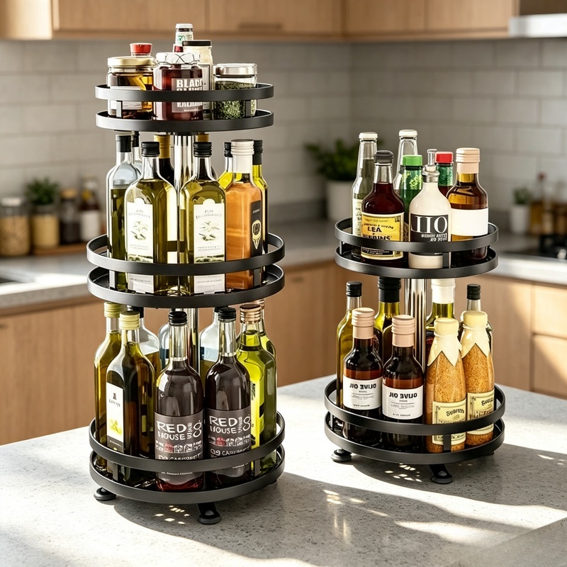 360° Degree Rotatable Spice Tu - Kitchen Gadgets Storage Ideas 评论和价格
