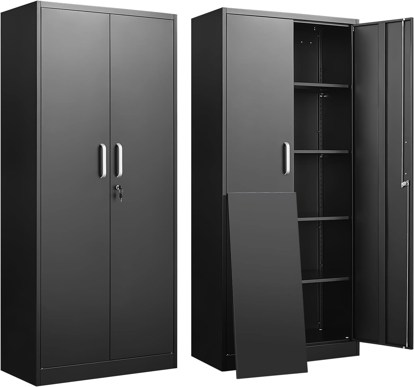 Metal Storage Cabinet With Adj - Kitchen Gadgets Organizer 评论和价格