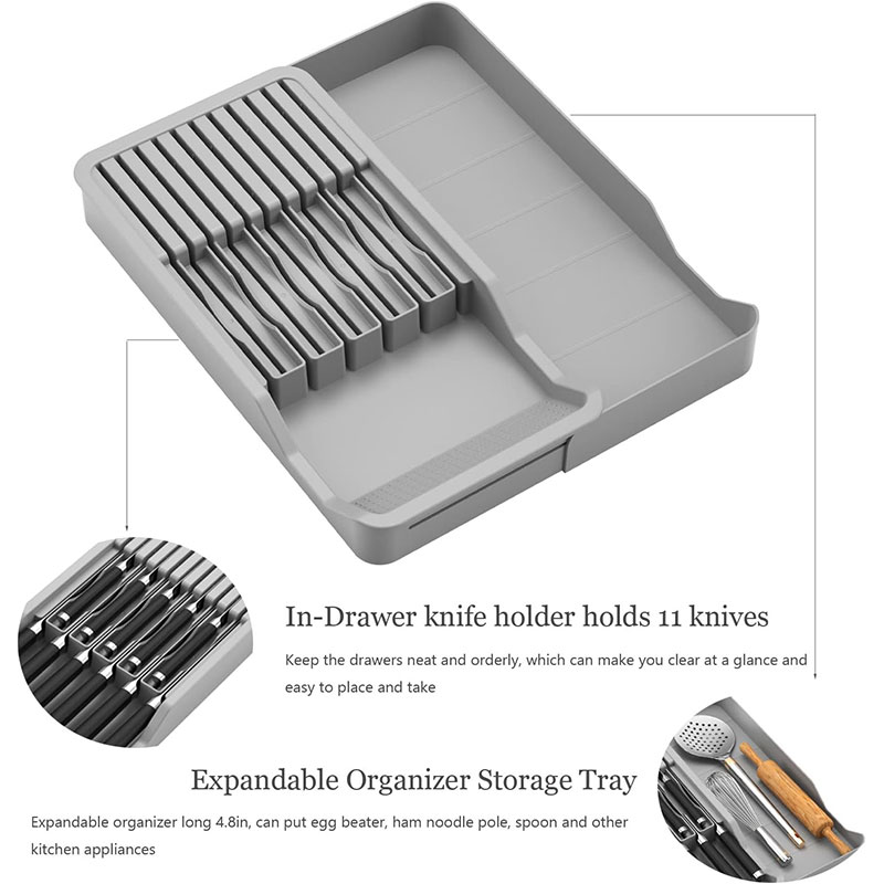Knife Block Holder with Expand - Kitchen Gadgets Hacks 评论和价格