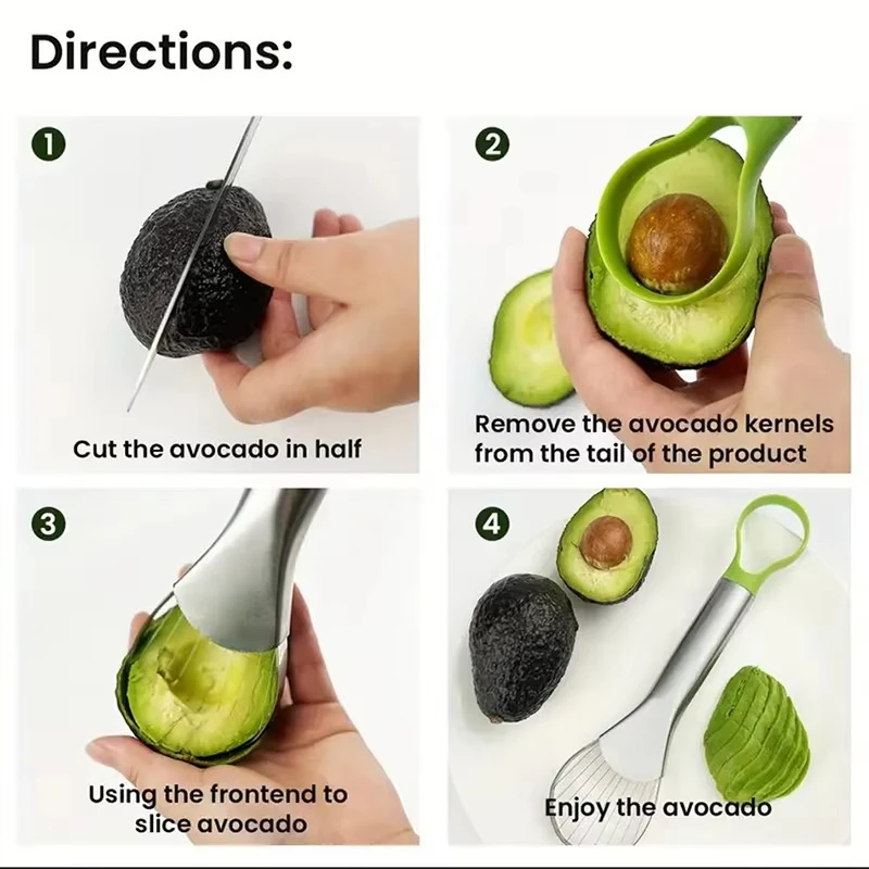 Stainless Steel Avocado Slicer - Avocado Slicer Tool 评论和价格