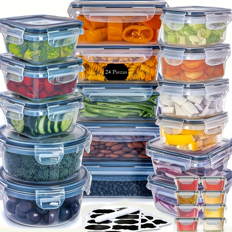 48PCS BPA-Free Food Storage Se - Kitchen Gadgets Organizer 评论和价格