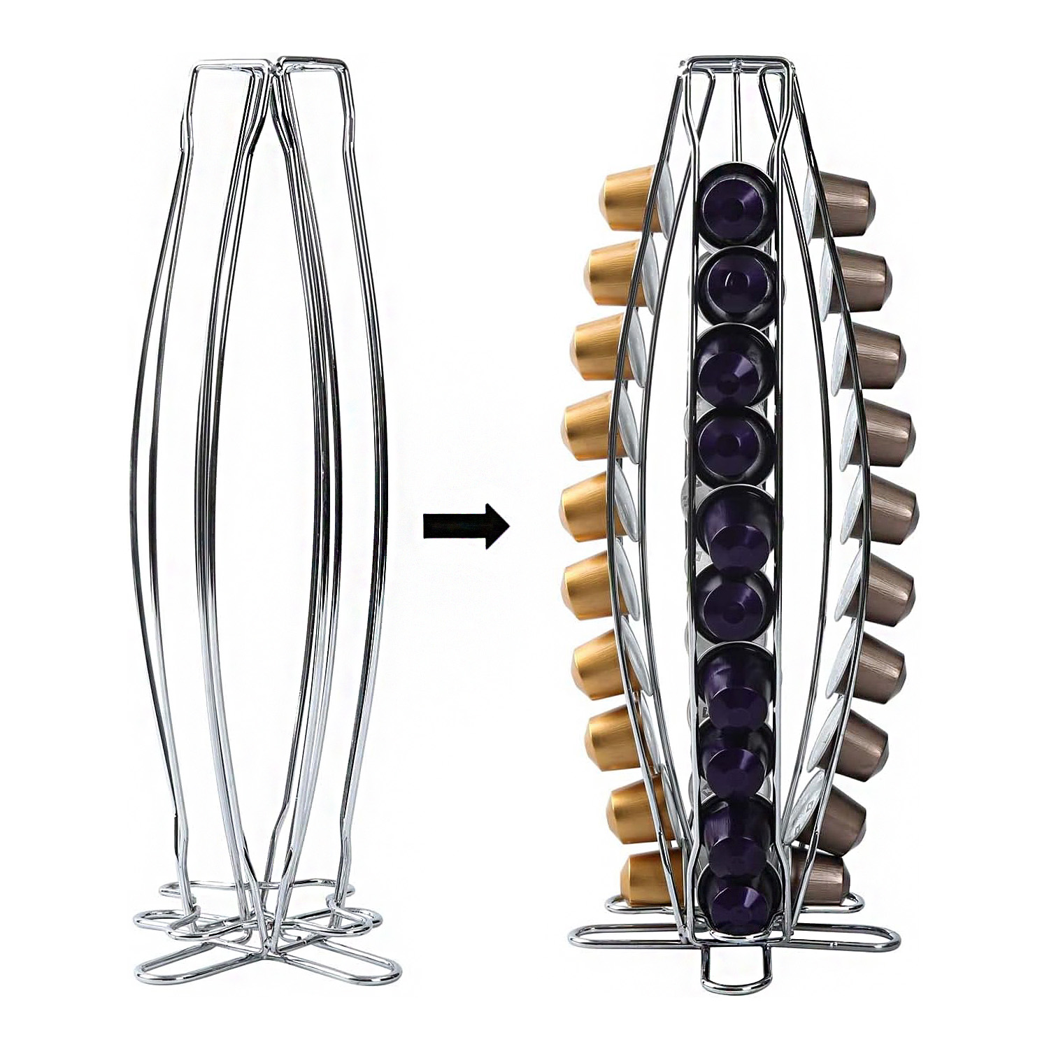 Lorena Rotating Coffee Pod Hol - Kitchen Gadgets Storage Ideas 评论和价格