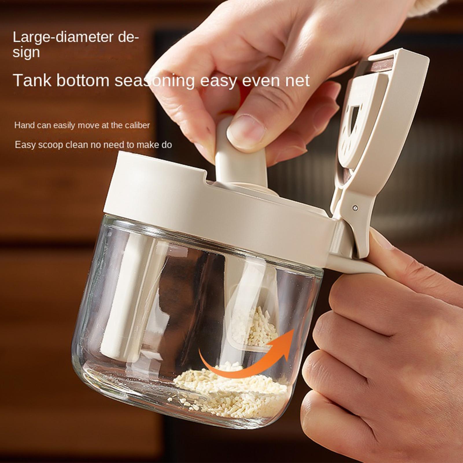 Seasoning Jar Leak-Proof Salt  - Kitchen Gadgets Organizer 评论和价格