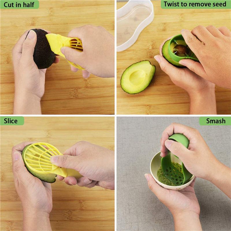 ABMO 2X 5-In-1 Avocado Slicer  - Avocado Slicer Tool 评论和价格